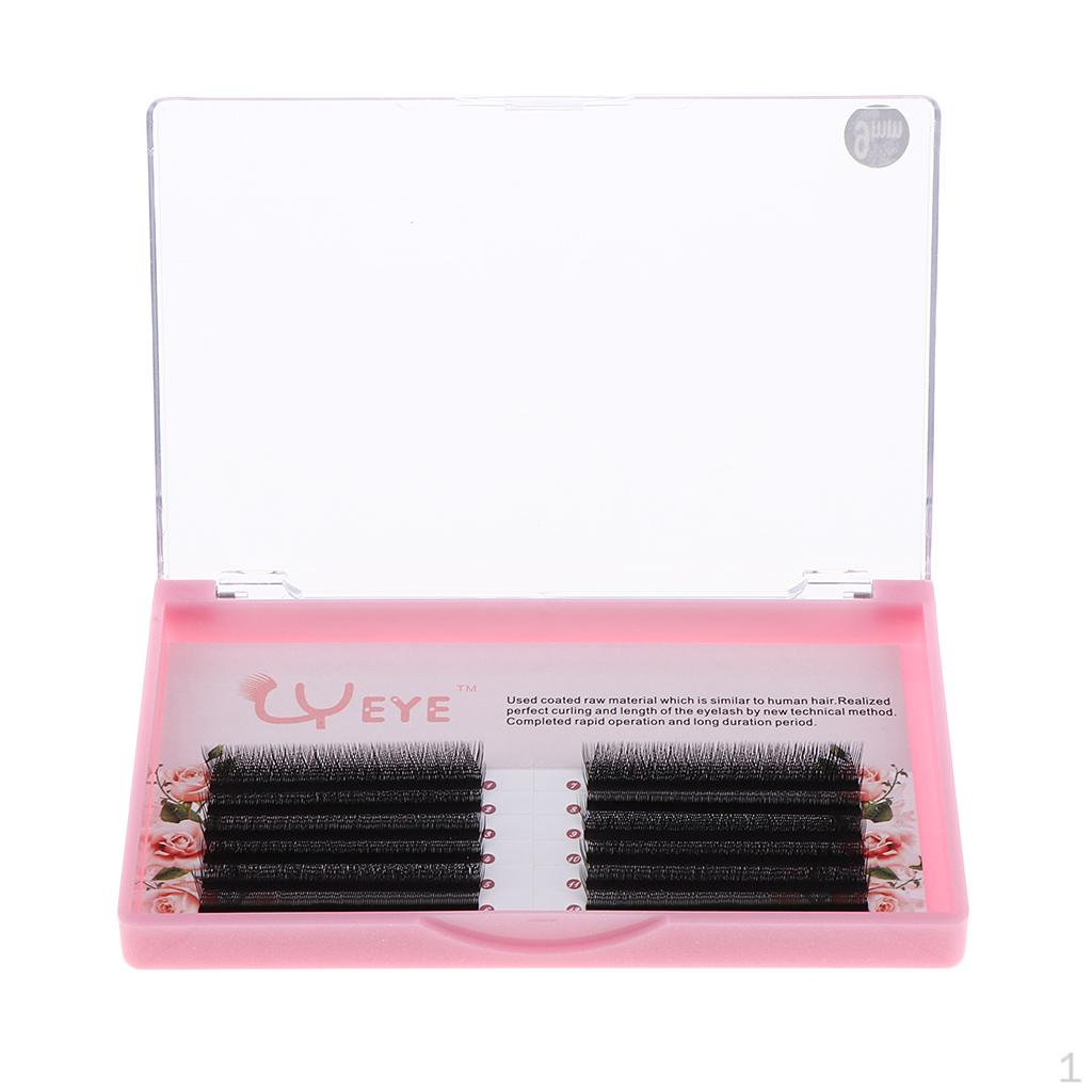 Макияж Длинные Густые Y-образные Накладные Ресницы Черные 10mm