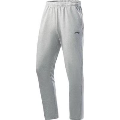 Priedušné Voľné Stredne Vysoký Pás Rovné Nohavice Ležérne Nohavice Pánske spodné časti Svetlosivá AKLUA01-2