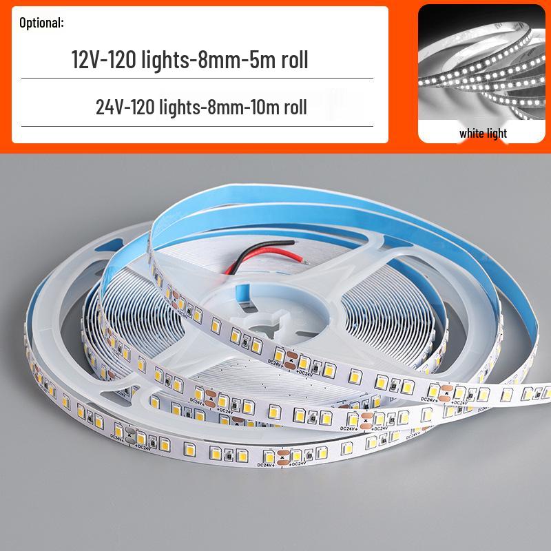 Self-Adhesive 24V SMD LED Strip Lights – Super Bright Linear Light for Exhibitions, Furniture, and Households