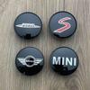 4 Stücke 54mm Auto Radmitte Radkappe Felgenabdeckungen UK Flagge Abzeichen für Mini JCW S One Countryman R50 R55 R56 R57 R58 Autozubehör