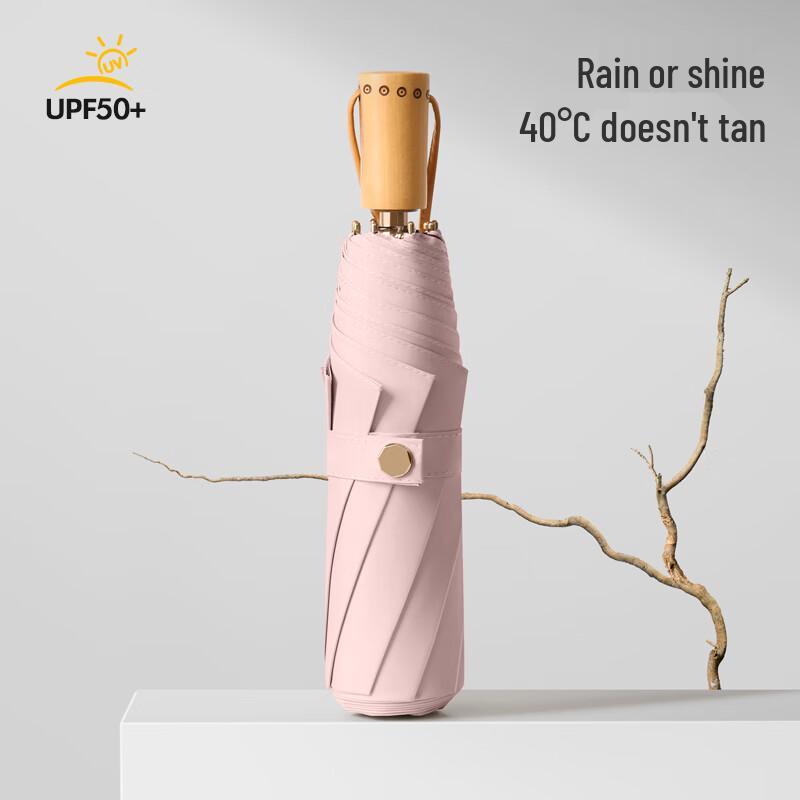 Mido Three-Fold UV Protection Sun/Rain Umbrella