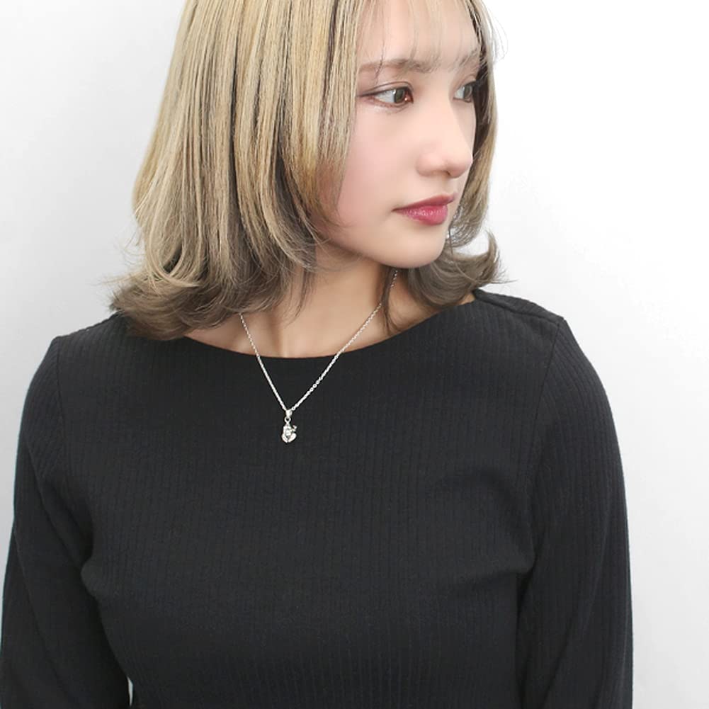 Shinjuku Gin No Kura Green Frog Silver 925 Pendant Top (Chain Not Included) Women's Necklace Charm Frog Miniature Lucky Charm for Work Luck