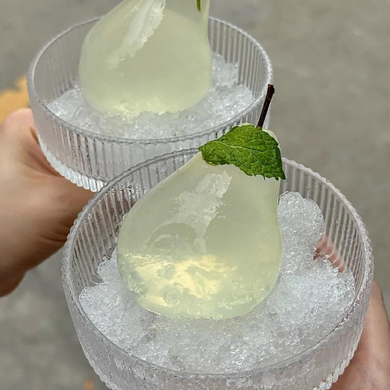 8 Cavity Pear Shape 3D Silicone Cake Baking Mold For Mousse Truffle Brownies Pan Molds Silicone Pastry Tool Cakes