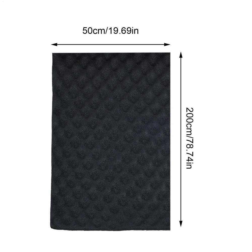 Bil Ljuddämpare Termisk Ljudabsorbent Ljudisolering Värme Skum Matta Bomull Antivibration Ljudisolerande Pad Paneler Skydd