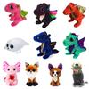 15cm Ty Beanie Animal Plush Doll Color Dinosaur Sequins Dinosaur Series Smooth Soft Plush Toy Birthday Christmas Gift