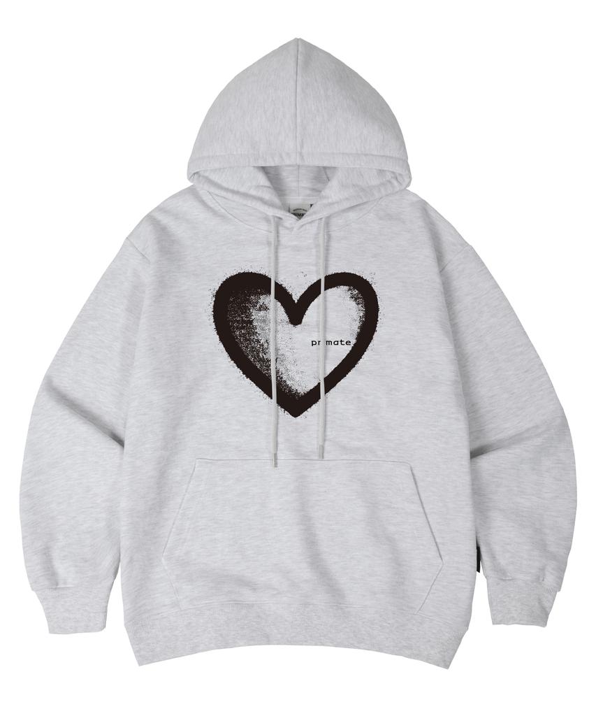 [Fleece-Lined/Non-Fleece-Lined] Heart Oversized Hoodie 5 Colors (Type A)