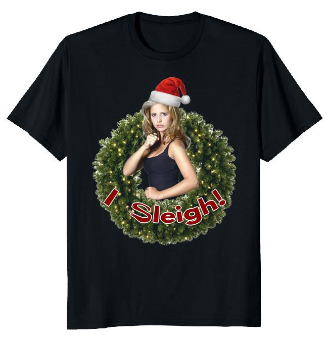 NEW LIMITED A Very Buffy Christmas Classic Novelty Tee S