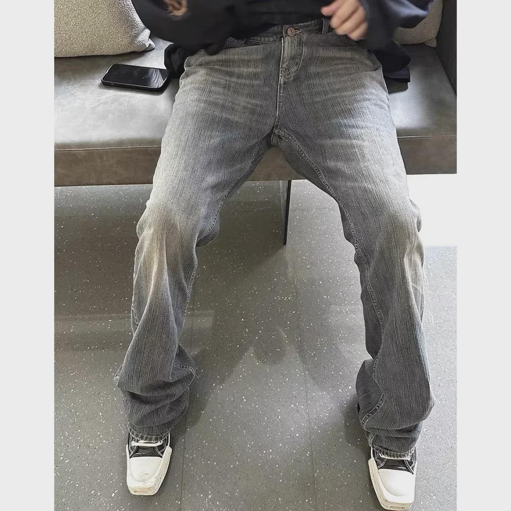 Essentielle Haute Couture Bootcut Distressed Bambus-Baumwoll Schlagjeans