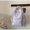 Schoolbag Large-capacity Campus Schoolbag Female Korean Version Junior High School Student Simple Tie-dye High School Backpack Ins Wind Japanese
