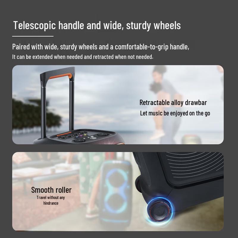 JBL PARTYBOX 320 Portable Bluetooth Speaker with Wireless Microphone Set