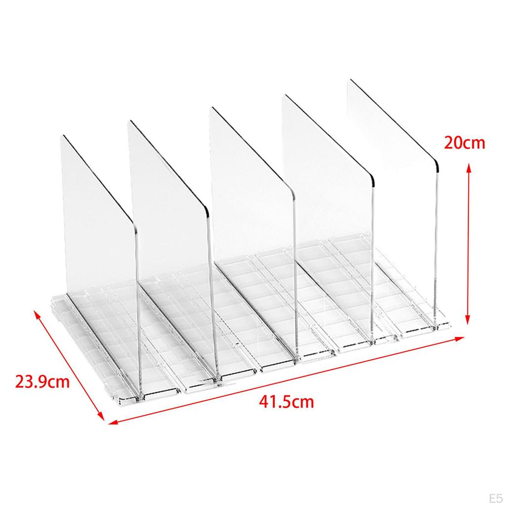 Cabinet Shelf Divider for Optimal Organization in Bookshelves