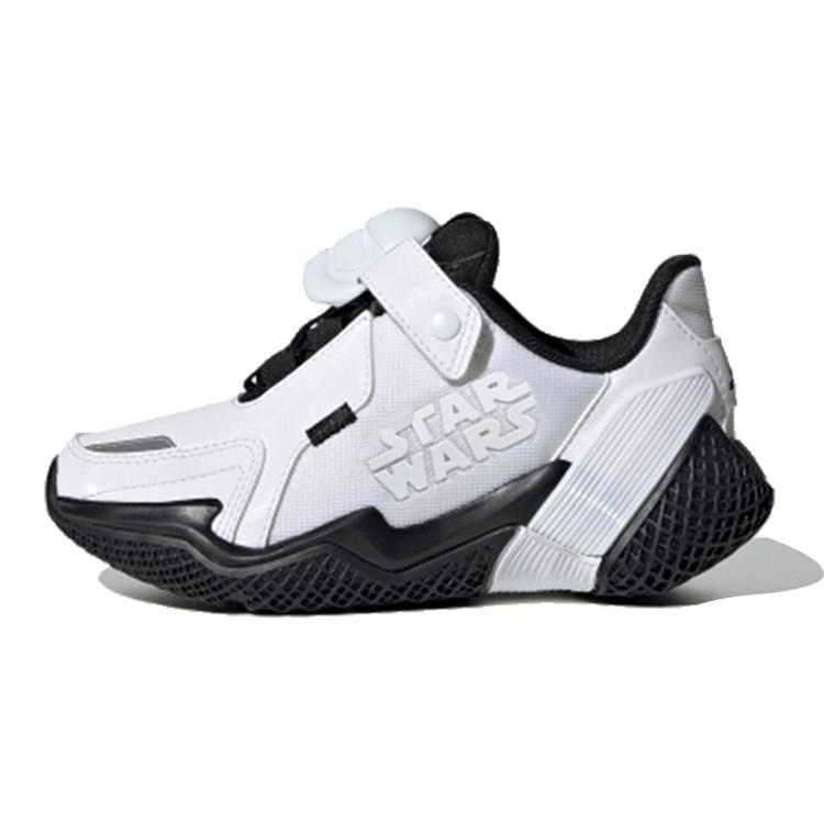 (PS) adidas x Star War 4uture Rnr K White Grey Kids FV5789 EU 28