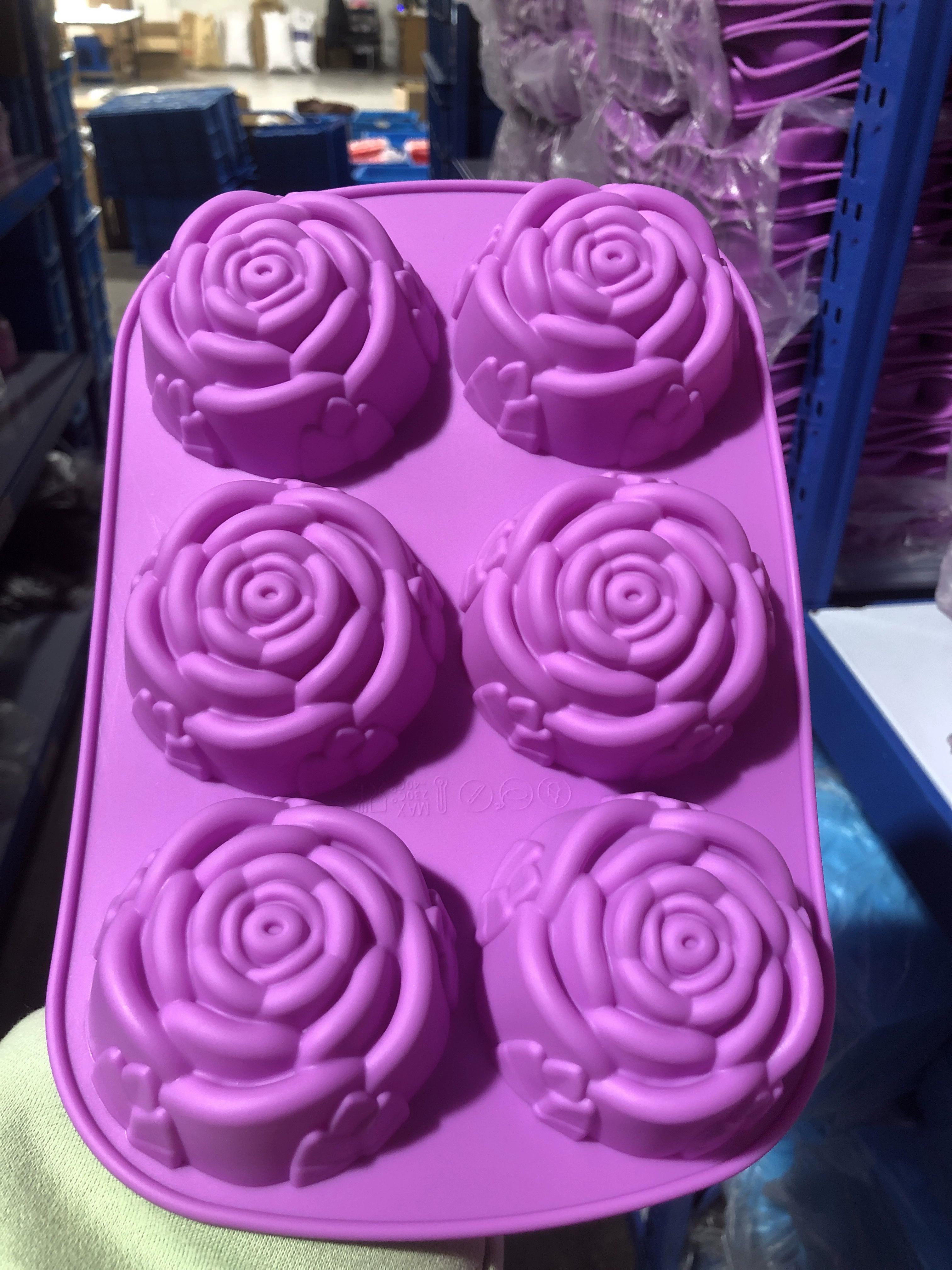 

Силиконовая форма для выпечки «Цветок розы» для кексов, булочек, шоколадной помадки, своими руками