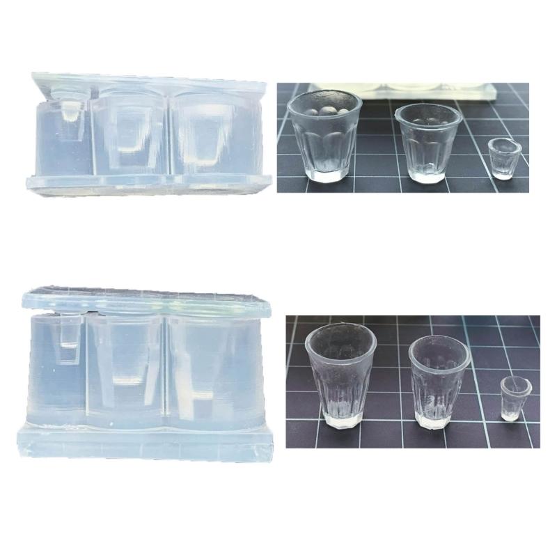Miniature Cup Shaped Molds Flexible Silicone Molds Simulated Food Mini Cup Mold