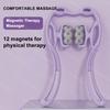 12 Magnetic Cervical Massager Neck Booster Hand-Held Physiotherapy Massage Roller Relax Muscles and Tendons Lengthen Leg Lines
