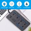 Power Strip With 6 AC Sockets & 3 USB 1 Type C Port 6FT Extension Cord Surge Protector for Home