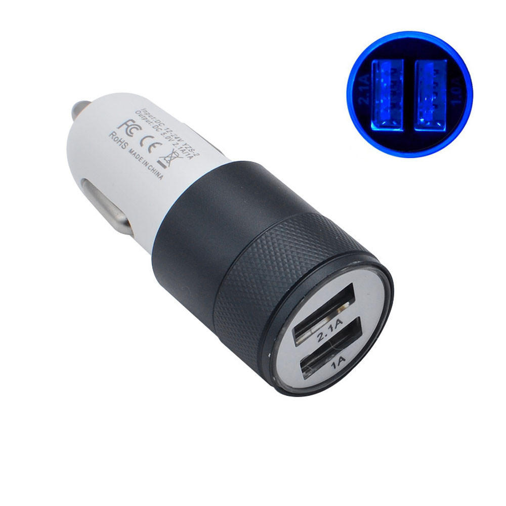 Nou încărcător auto universal USB cu 2 porturi pentru IPhone6/6s/5 IPod/Ipad Samsung