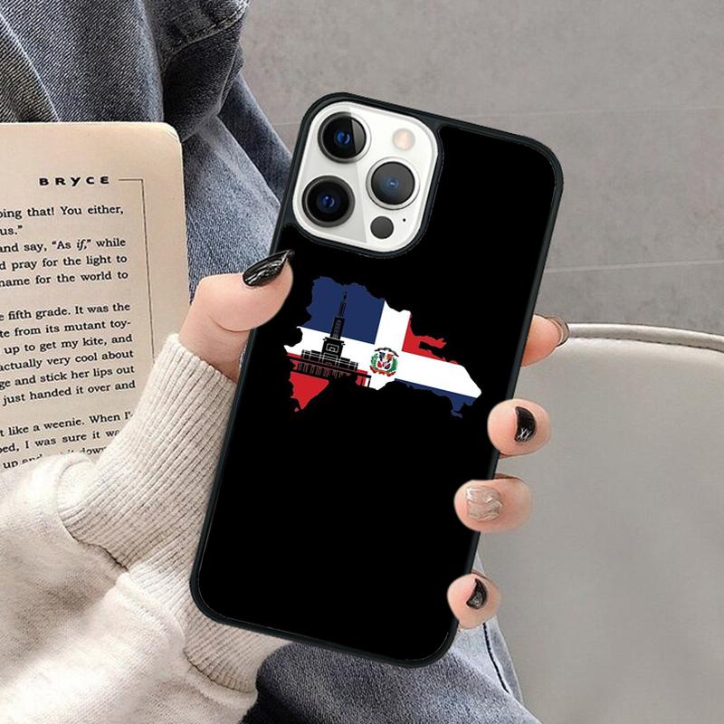 Dominican Republic Coat Of Arms Phone Case for iPhone 17 Air 16 16e 15 Plus for Apple 13 11 12 14 Pro Max Cover Coque