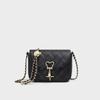 Genuine Leather Crossbody Bag New Autumn and Winter Diamond High-end Shoulder Chain Bag