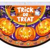 Outdoor Halloween Decorations Semi Circle Bunting Banner, Pumpkin Bat Porch Yard Decor, Festive Window Hanging Spooky Flag for Indoor Party