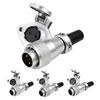 Aviation Circular Connector Male Plug Secure & Stable Aviation Connector Waterproof WS16TQ+ZG Male Suitable for WEIPU