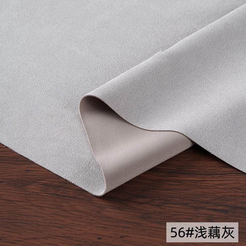 Suede Knitted Air Layer Fabric Brushed Elasticity High Quality Soft Smooth Delicate for Sewing Clothes 860g/m