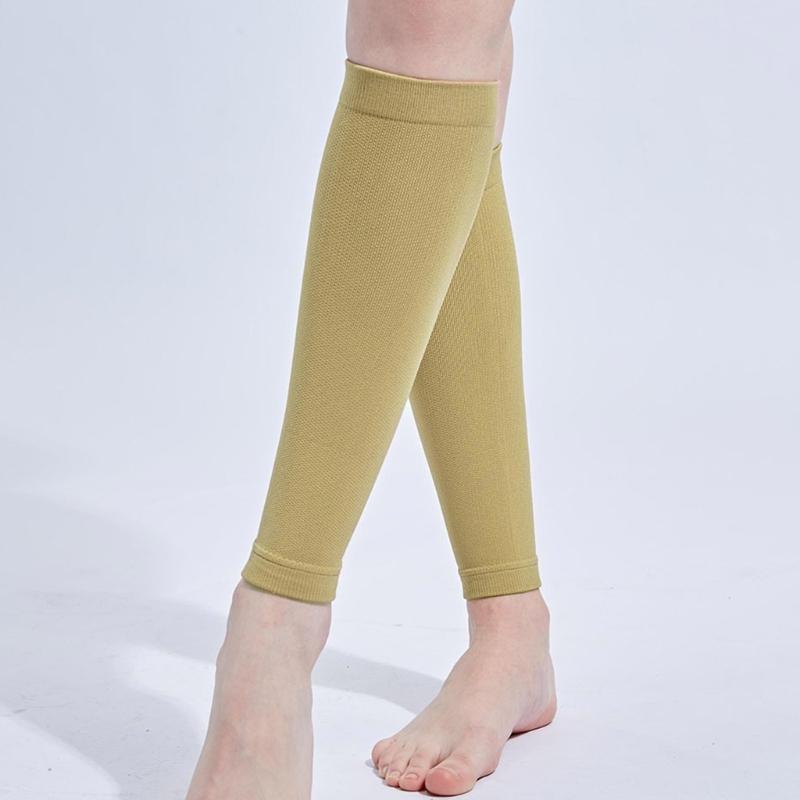 1 Pair Calf Compression Sleeve Leg Sleeve Brace for Shin Splints Pains Relief Footless Compression Socks for Football