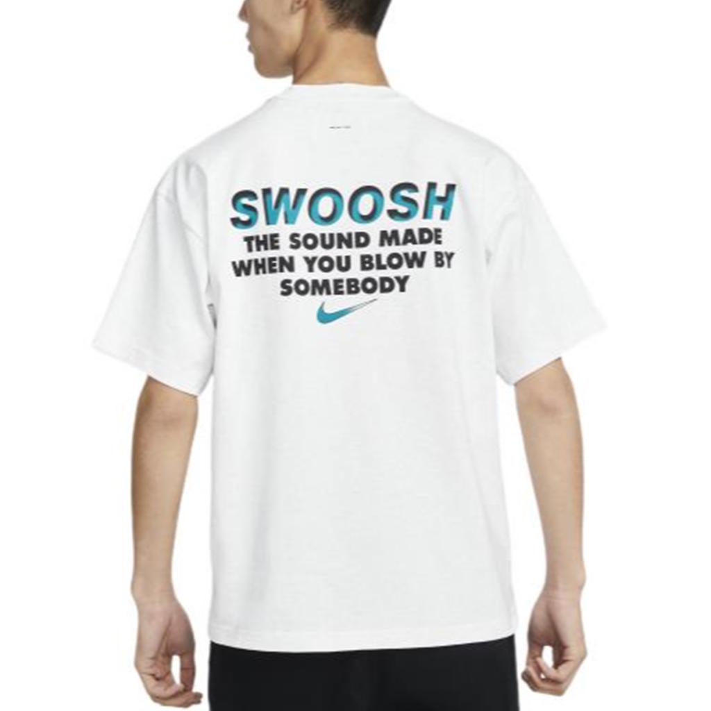 New Nike Drop Shoulder Sleeve T-Shirt Unisex White FB2730-051