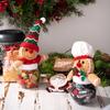 Christmas Candy Gift Box Transparent Storage Jar For Cookies Snacks Gingerbread Man Food Container Kids New Year Decoration
