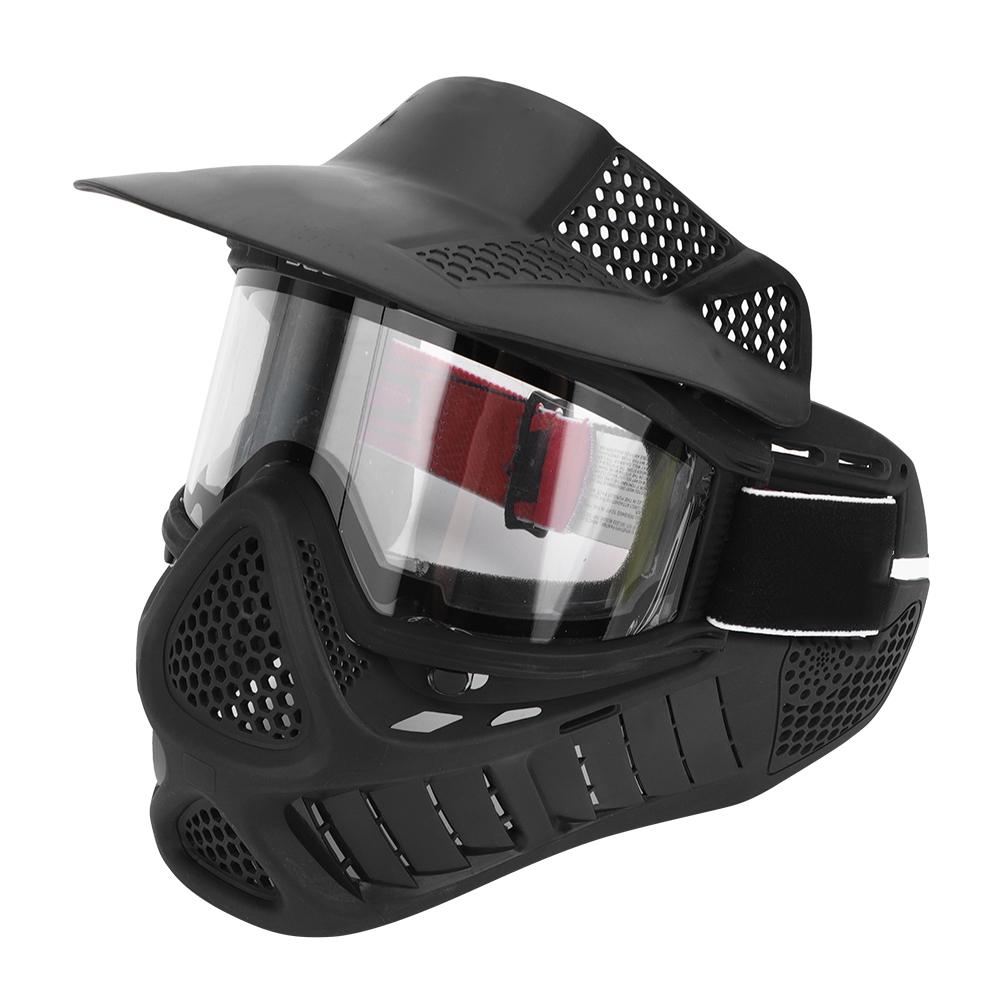 Outdoor Archery Face Mask Double Layer Anti Fog Paintball Protective Safety Helmet Masks