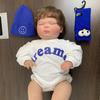 24 pollici realistica 3D pelle rinata bambino ragazzo bambola giocattolo dipinto a mano morbido silicone per ragazza realistico corpo in stoffa bambino arte bebe regalo