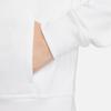Nike Dri-FIT One Solid Logo Hoodie Women Sweatshirt White FB5198-100