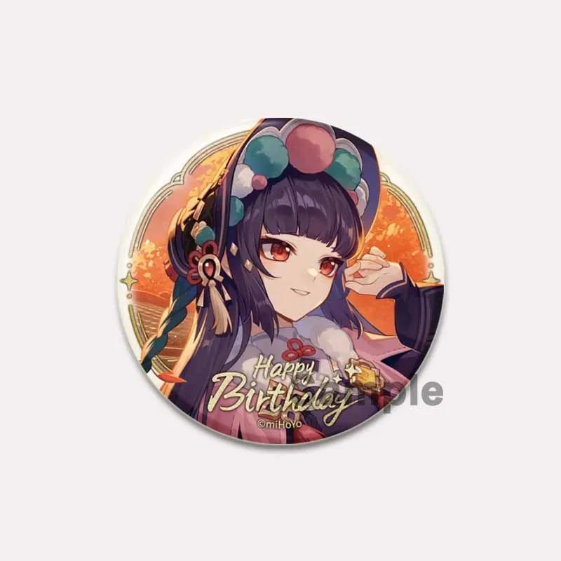 32/44/58mm Genshin Impact Tinplate Pin rotund desene animate Snap-in Brose pentru rucsac Cothes Accesorii Joc Anime Collection Badge Decorare