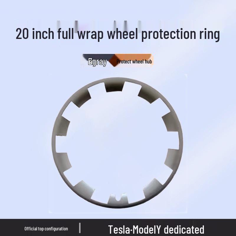 Tesla Model Y 20-Inch Wheel Rim Protective Hubcap - Anti-Scratch, Full Coverage Modification Accessory