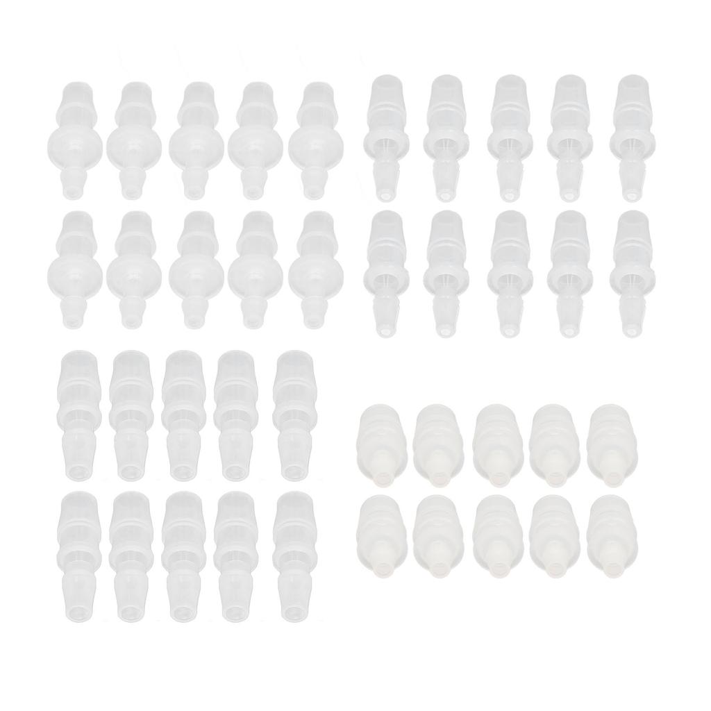 Aquarium Air Pump Adapter Scratch Resistance Wear Resistant PP Hose Barb Reducer Fitting Pure Texture for Silicone Tube