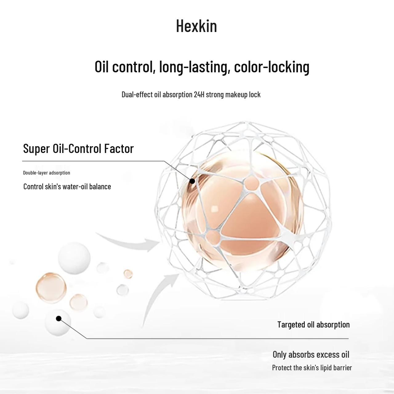 Han Ji Lian Hair Glow Водостойкая тональная основа - Натуральный, Не скатывающийся, Увлажняющий консилер с мелкой текстурой пудры