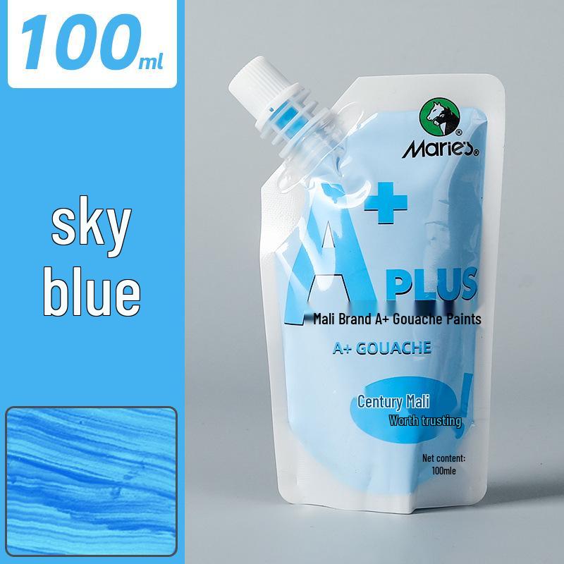 Mali 100ml Washable Gouache Paint Set for Kids - Squeeze & Refill Jelly Pack