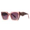 Ins New Retro Polygonal Cat Eye Gradient Women Sunglasses  Luxury Brand Irregular Frame Design Men Trend Uv400