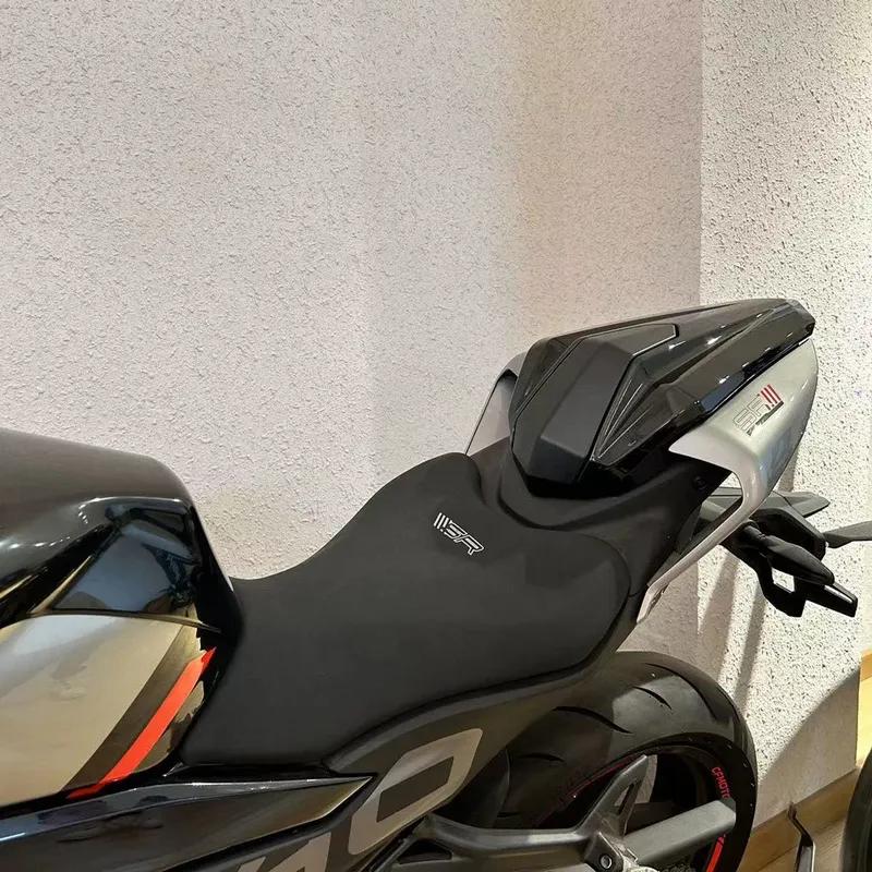 Motorcycle Pillion Rear Fairing Seat Cowl Cover For CFMOTO 450SR Carbon black