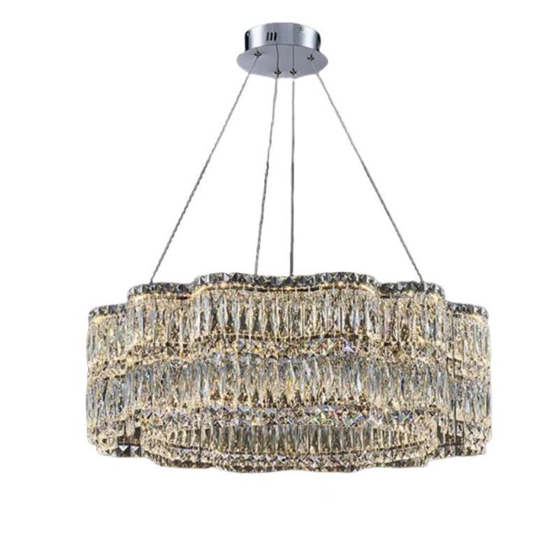 Luxurious Crystal Chandelier: Stylish, Creative & Modern Lighting Fixture for Living Room or Restaurant (2025 New Model)