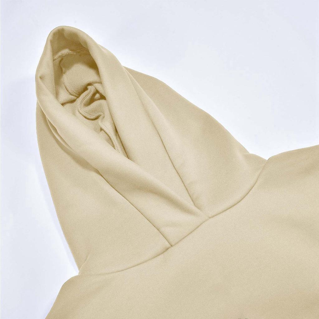 Men's Fashion Solid Color Long Sleeved Hooded Pullover With Pockets Casual Adult Sweatshirt Top