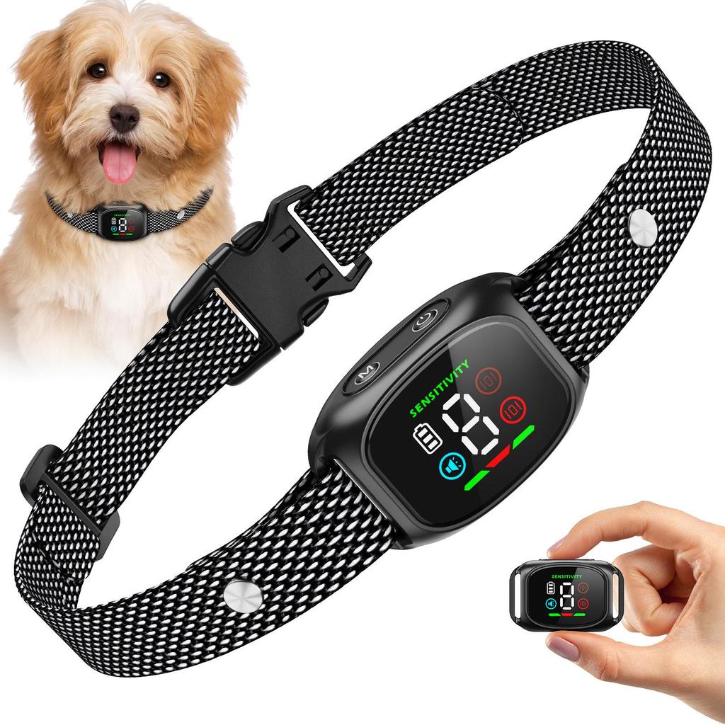 Pet Barking Collar, Smart Vibration Barking Collar, Gentle Interference Barking Collar,