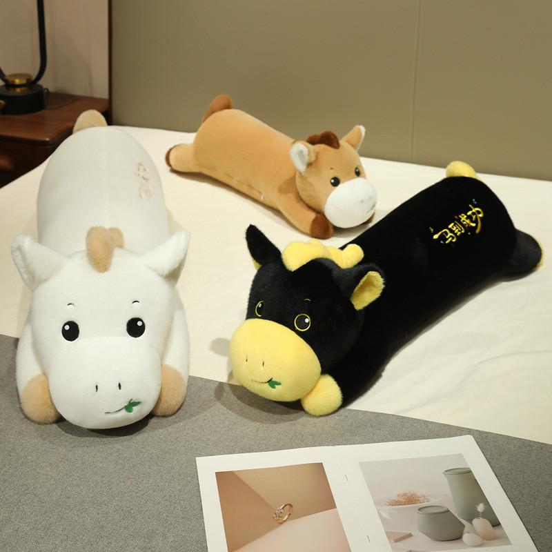 Horse Plush Pillow Large Soft Animal Cushion For Home Decor And Relaxing Comfort