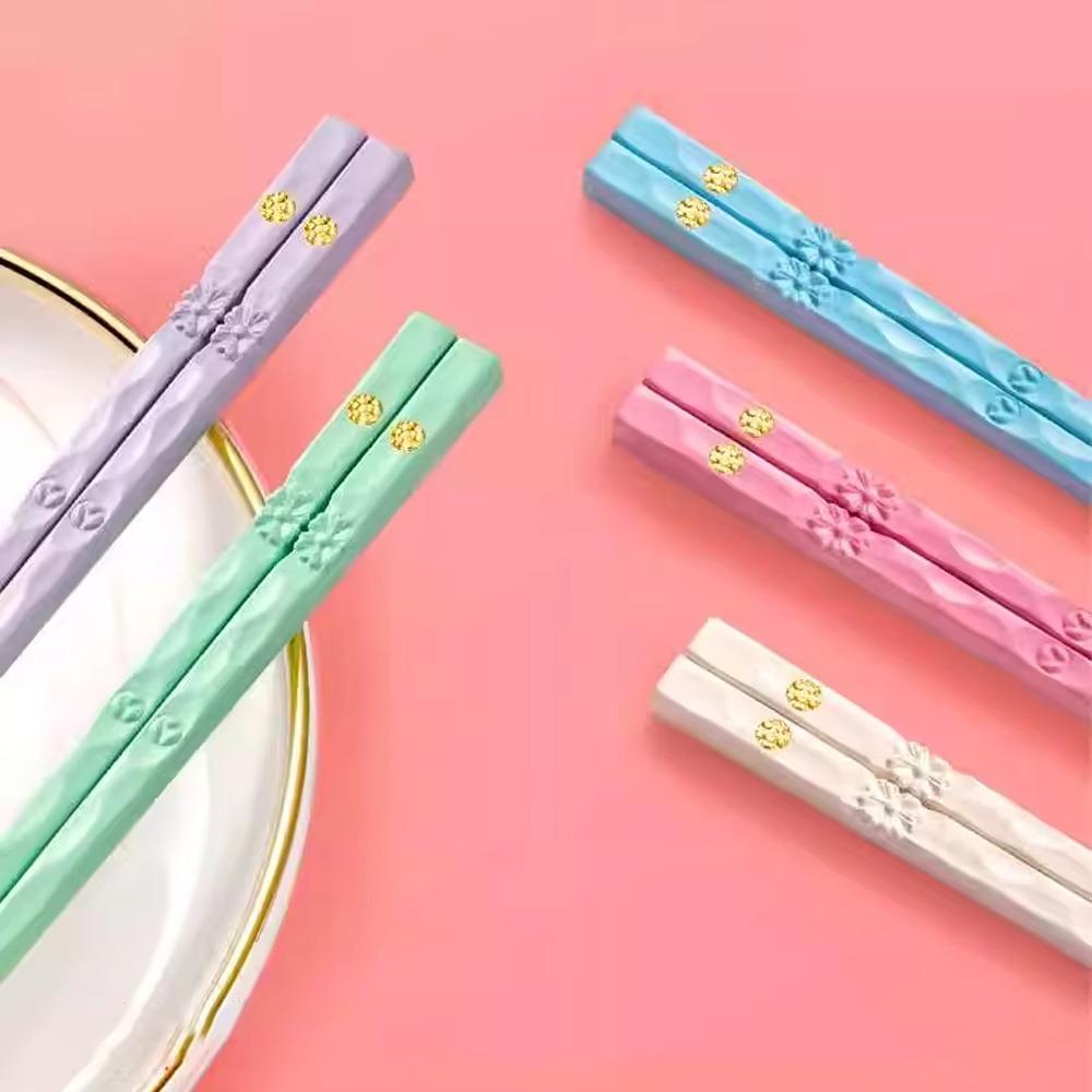 5 Pairs Reusable Chinese Chopsticks Set Plastic Dining Chopsticks Sushi Chopsticks  Restaurant