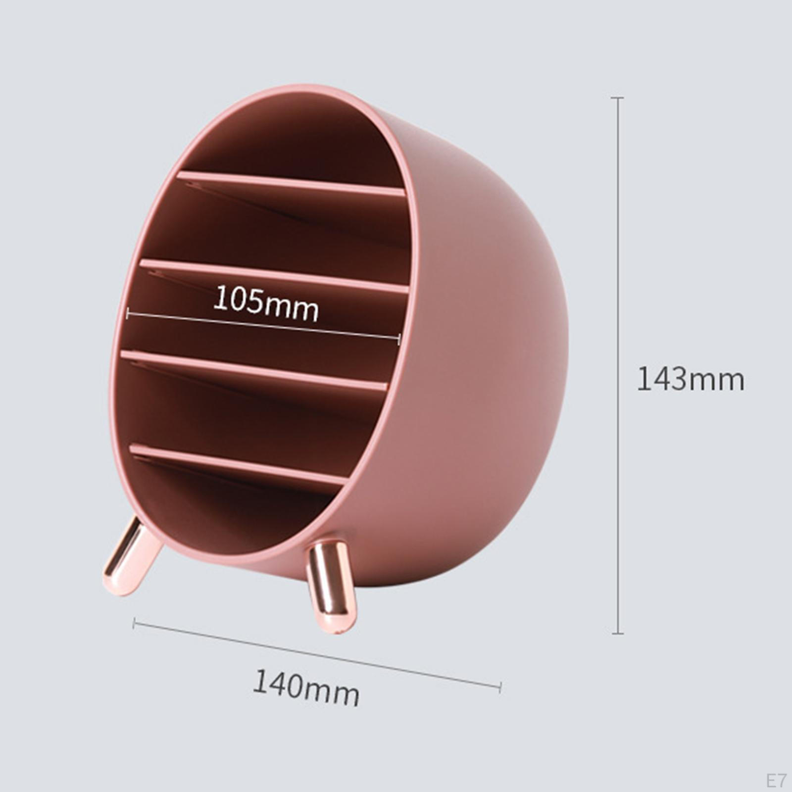 Коробка-органайзер для макияжа с 5 отделениями и ящиком для палитр косметических кистей — фото 9