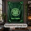 Wandbehang Celtic FC Druck Benutzerdefinierter Name Text Wandbehang Heimdekoration