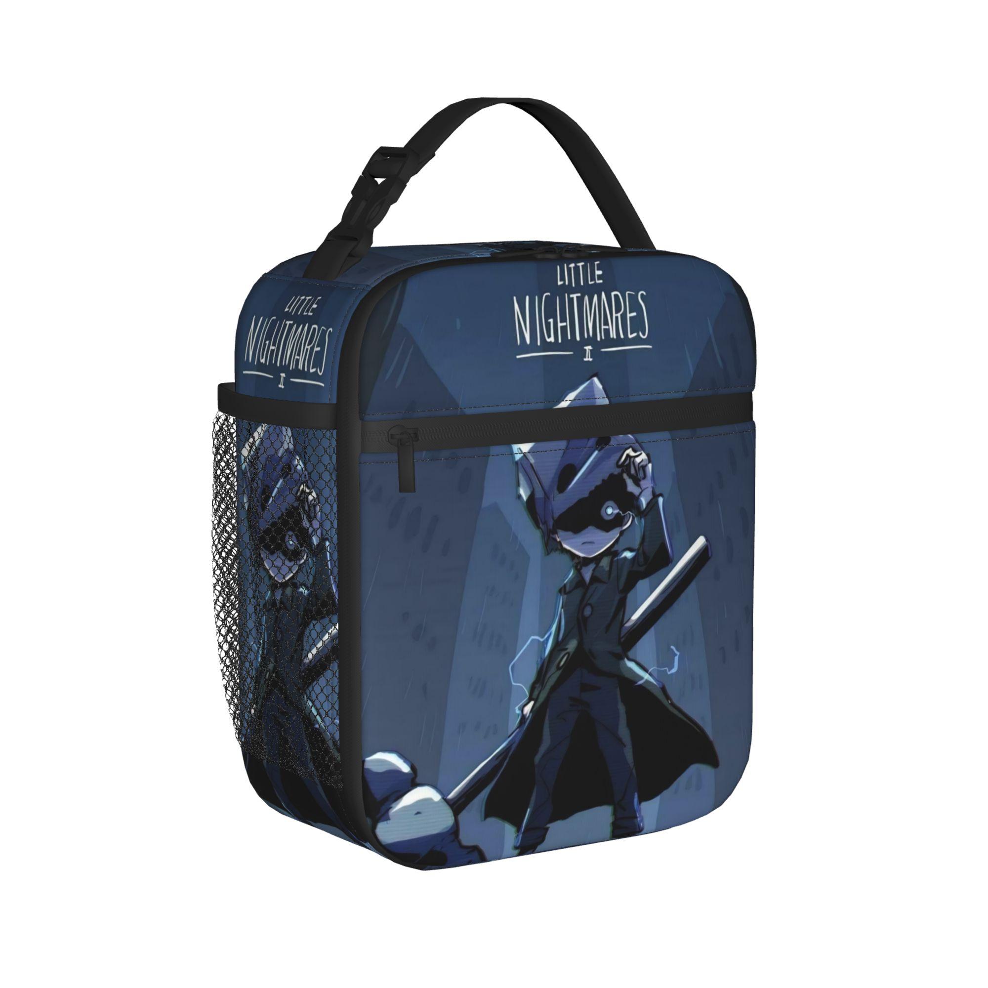 Mono  Little Nightmares Insulated Lunch Bag Cooler Bag Reusable,Meal Container Gaming Leakproof Lunch Box Tote College  Travel One Size