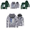 On Titan Attack Shingeki No Kyojin Cosplay Costume Hoodie Jumper Jacket Coats