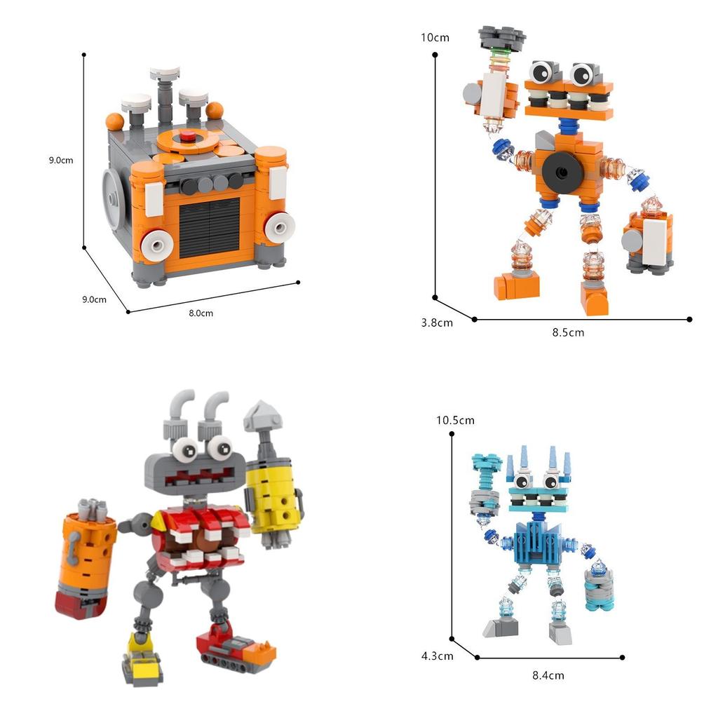 Interaktive My Singing Monster Bausteine Moc Marke Geeignet für den Export Fördert Intellektuelle Fähigkeiten Und Regt Die Fantasie An
