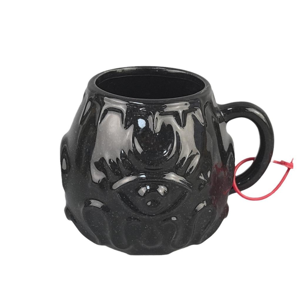 Halloween Devil Eyes Funny Fashion Ceramic Coffee Cup Home Afternoon Tea Flower Tea Cup European Medium Temperature